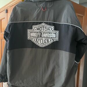 Vintage Harley-Davidson Rain-resistant heavy Windbreaker, men’s large